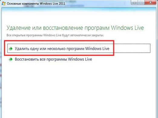 Hogyan távolíthatom el a Windows Live szolgáltatást?